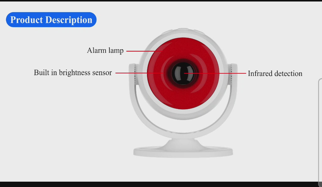 Alarma con Sensor de Movimiento PIR y Mando a Distancia (Nuevo a estrenar)