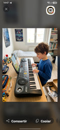 Teclado Electrónico Digital 61 Teclas Magicfun Sound Master MQ-6115 – Con Pantalla LED, Atril y Cable USB