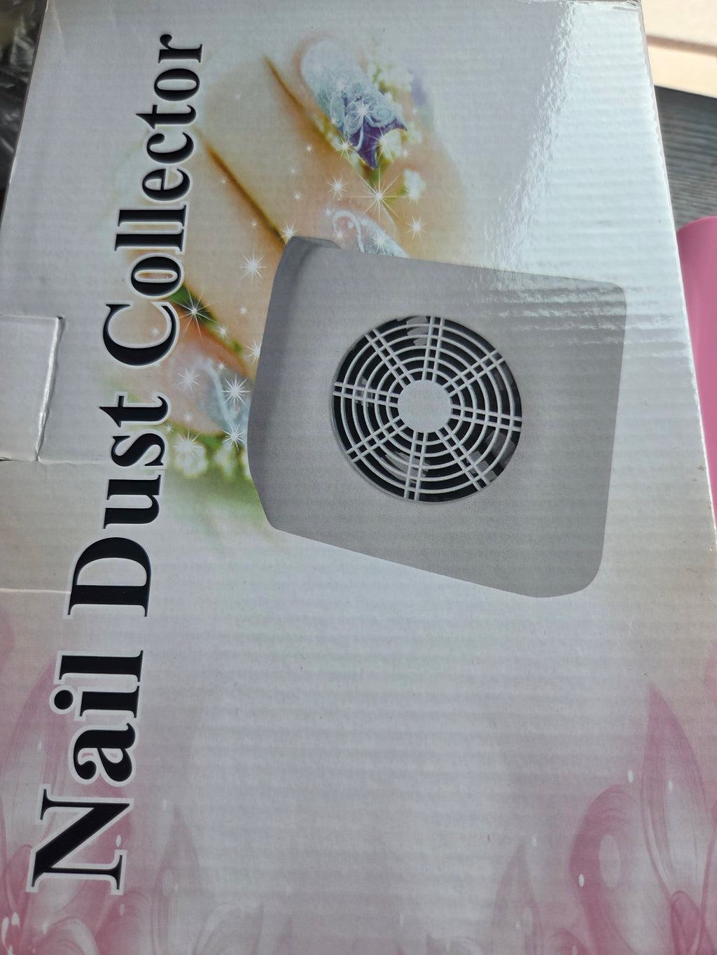Aspirador de uñas profesional rosa 40W (Nail Dust Collector)