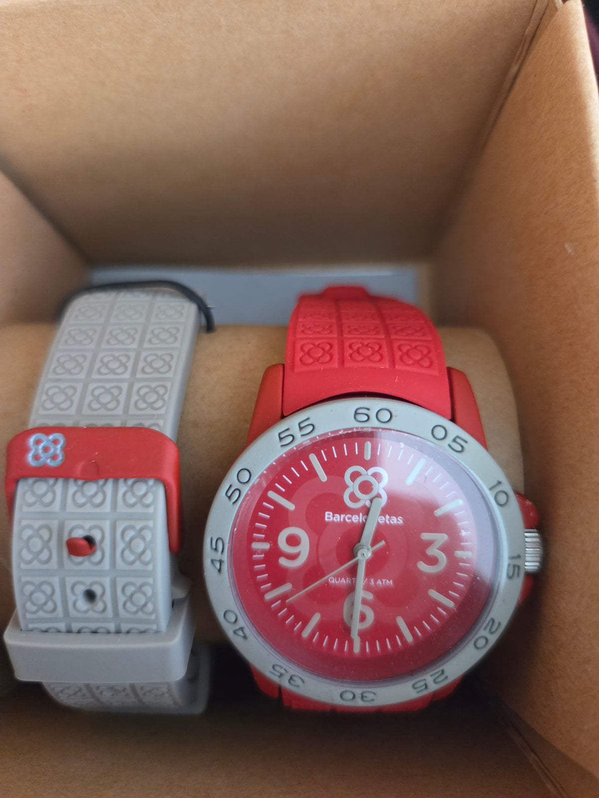 Reloj Barcelonetas Sport Aqua/Black + Correa extra (Nuevo en caja)
