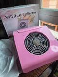Aspirador de uñas profesional rosa 40W (Nail Dust Collector)