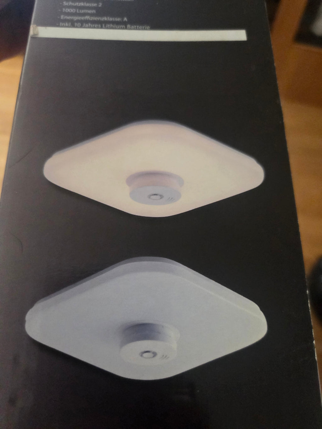 Plafón LED Techo con Detector de Humo Integrado (12W - 35 cm) Nuevo