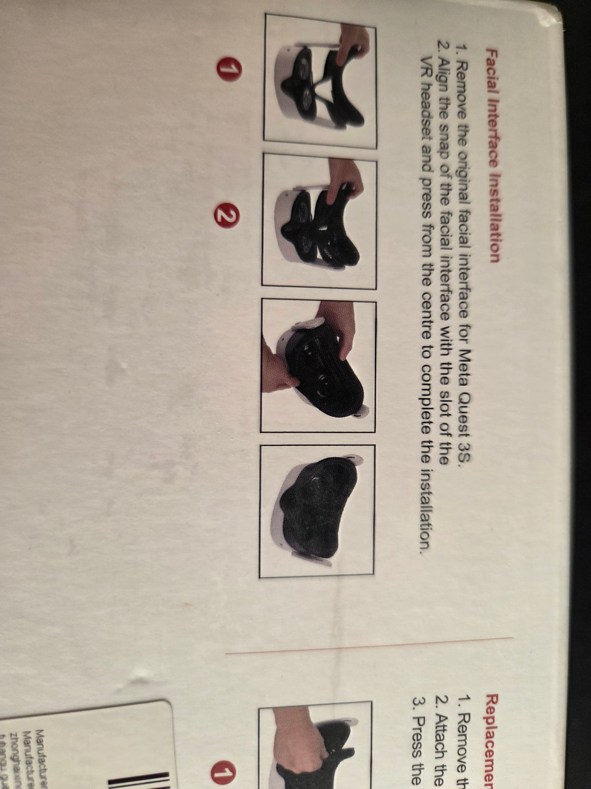 Interfaz facial STARTRC para Meta Quest 3S - Antipérdida de luz y ventilada (Nueva)
