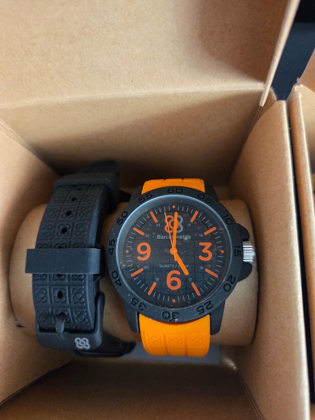Reloj Barcelonetas Sport Aqua/Black + Correa extra (Nuevo en caja)