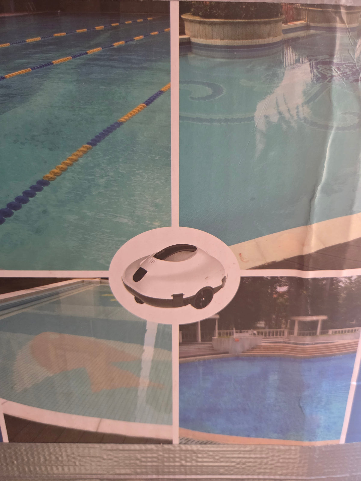 Robot Limpiafondos Automático Inalámbrico para Piscina (Modelo PC2332)