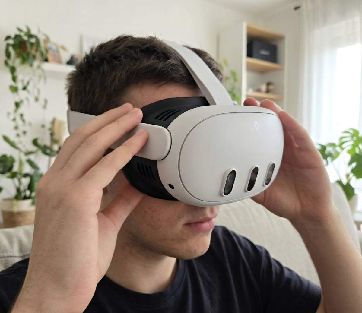 Interfaz facial STARTRC para Meta Quest 3S - Antipérdida de luz y ventilada (Nueva)
