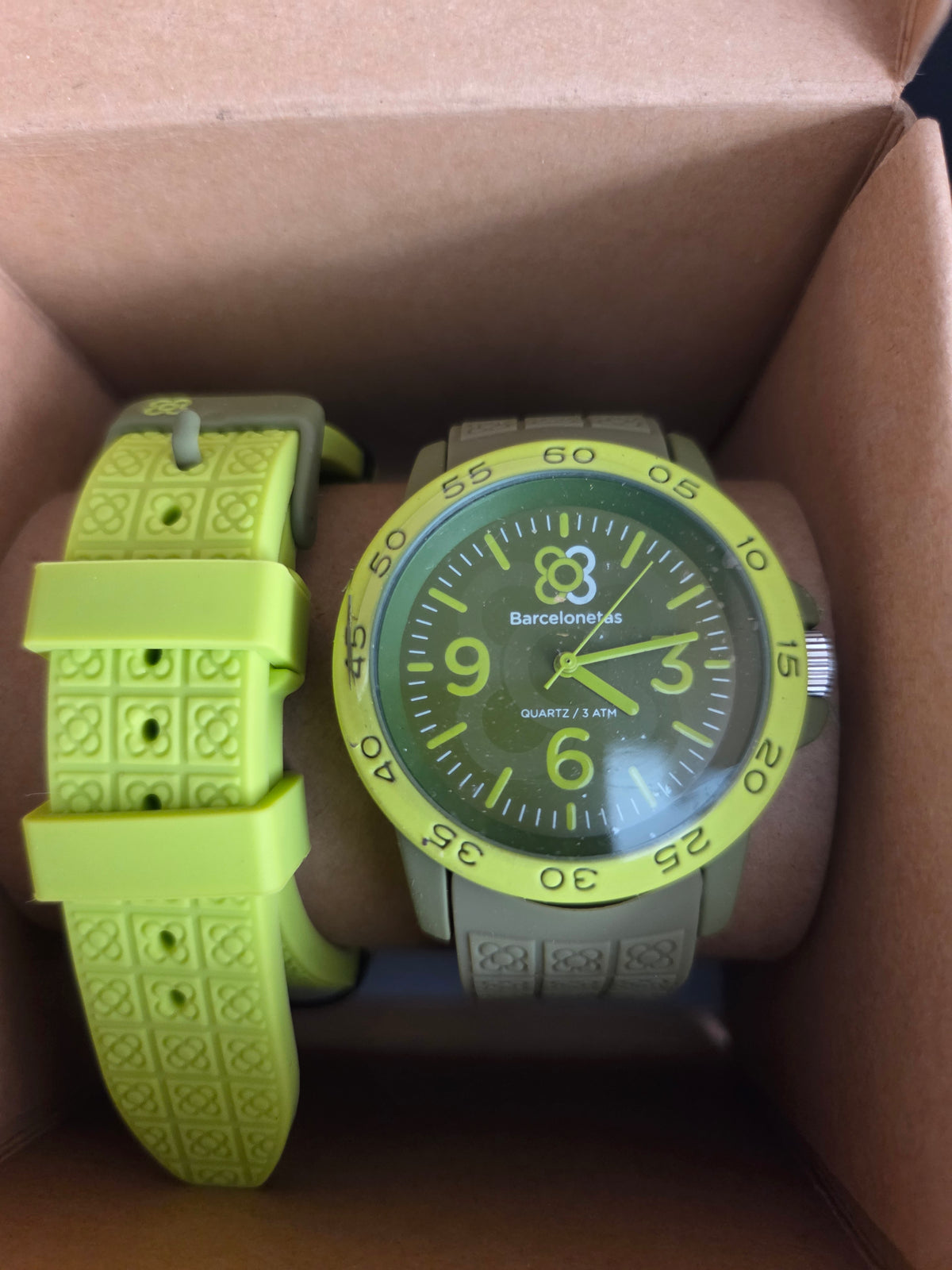 Reloj Barcelonetas Sport Aqua/Black + Correa extra (Nuevo en caja)