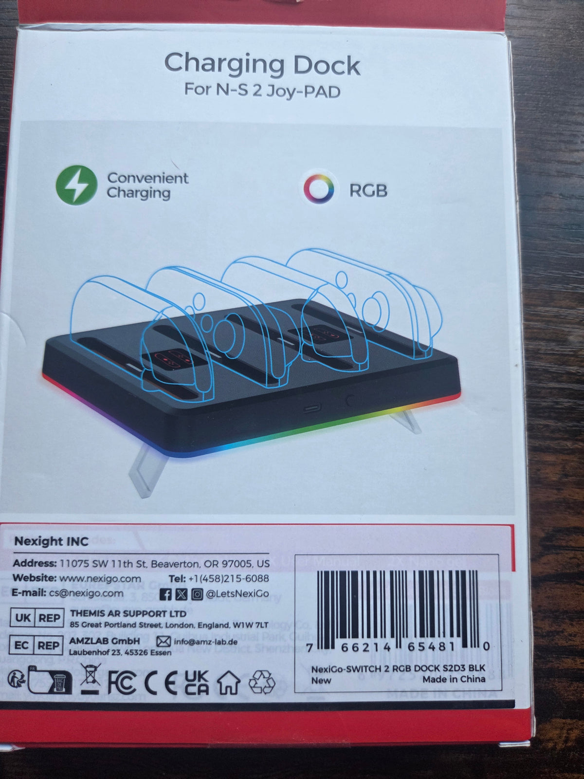Base de carga 4 mandos Switch Joy-Con DOBE TNS-3160 | Luz RGB (Nueva)