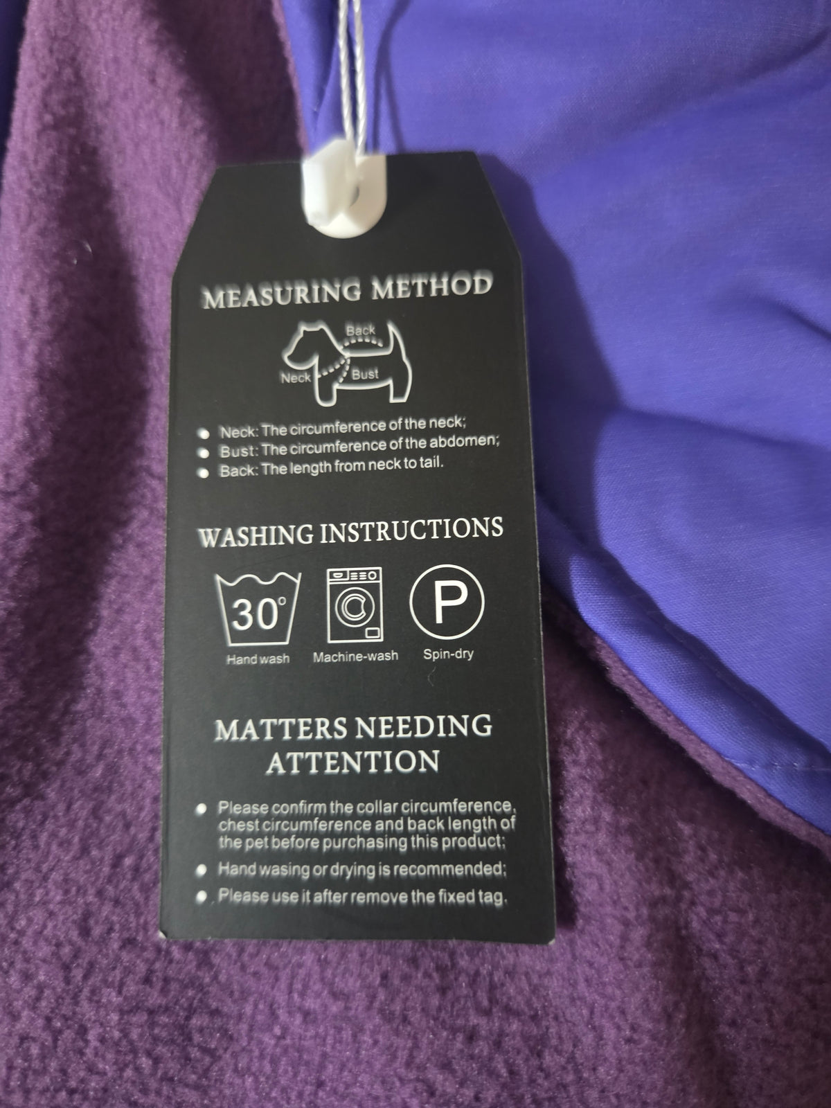 Abrigo chaleco térmico para perro con arnés – Talla XL (Nuevo con etiqueta)