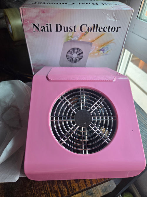Aspirador de uñas profesional rosa 40W (Nail Dust Collector)